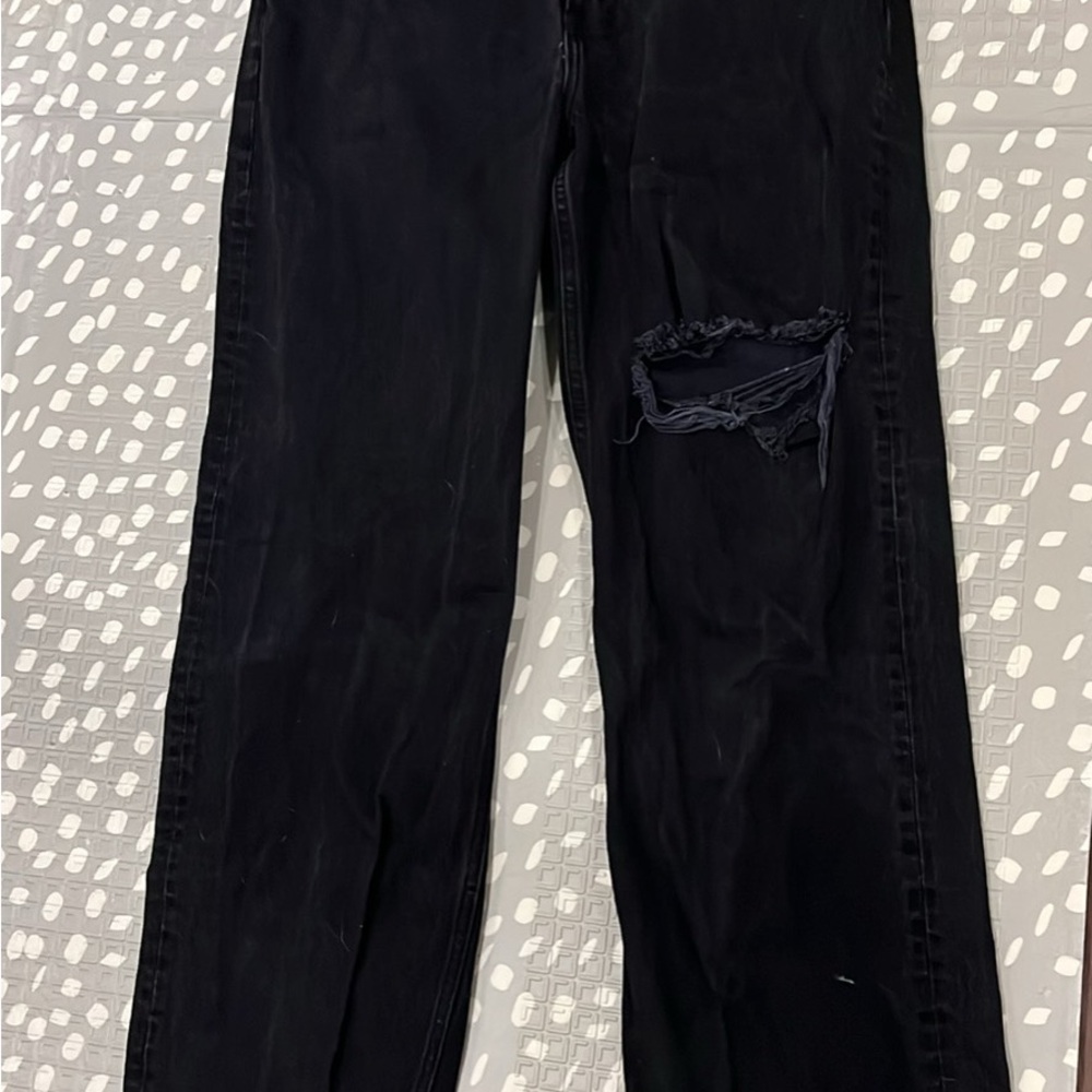 Abercrombie & Fitch Men's Relaxed Black Jeans
